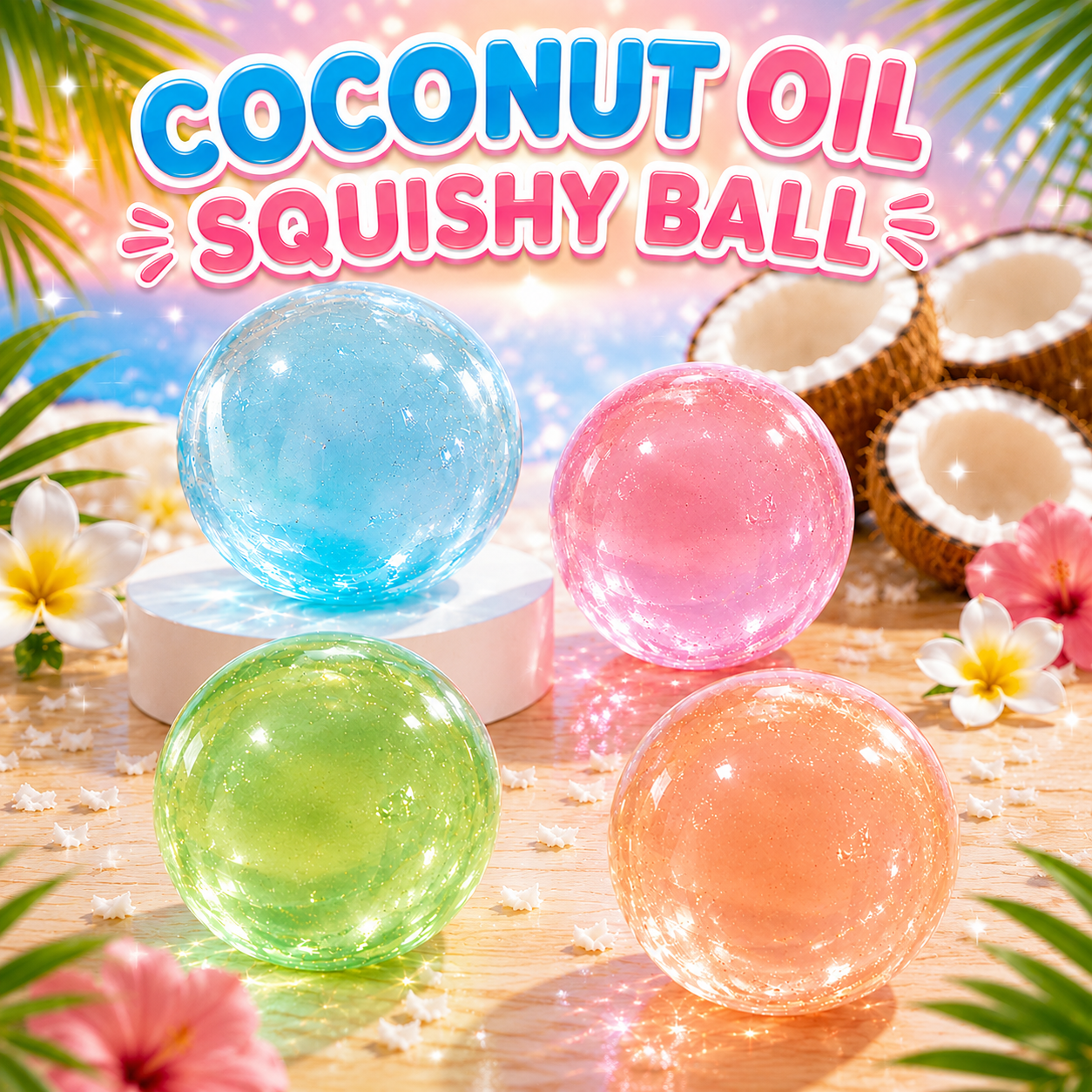 COCONUT OIL SQUISHY BALL