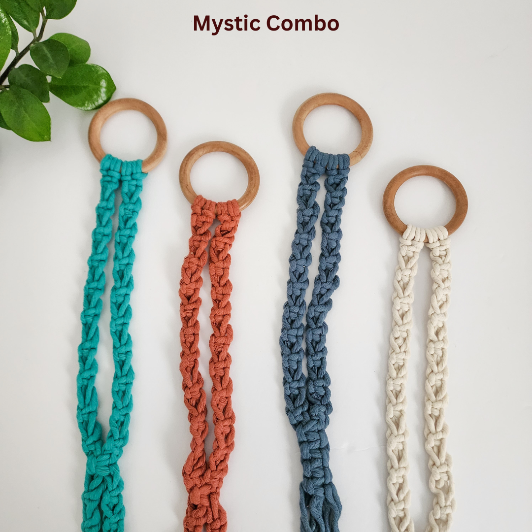 Macrame Triple Hat Hanger