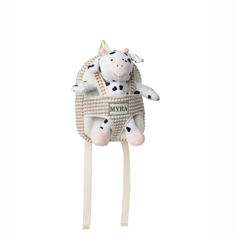 MiniMoozie Backpack: Blush White