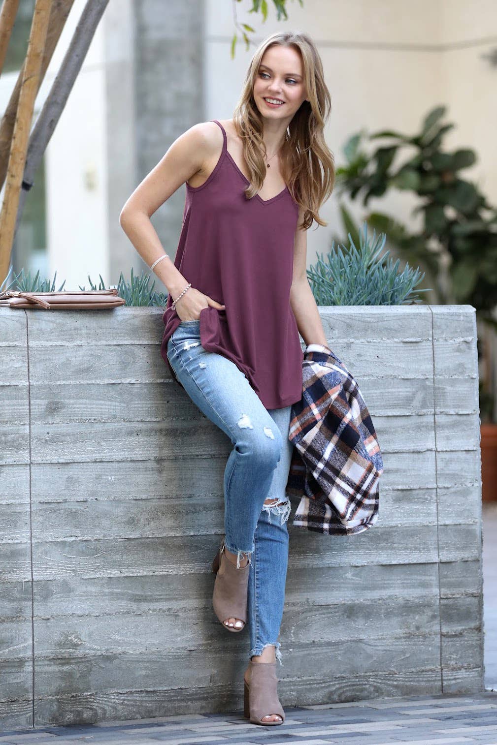 REVERSIBLE SPAGHETTI CAMI
