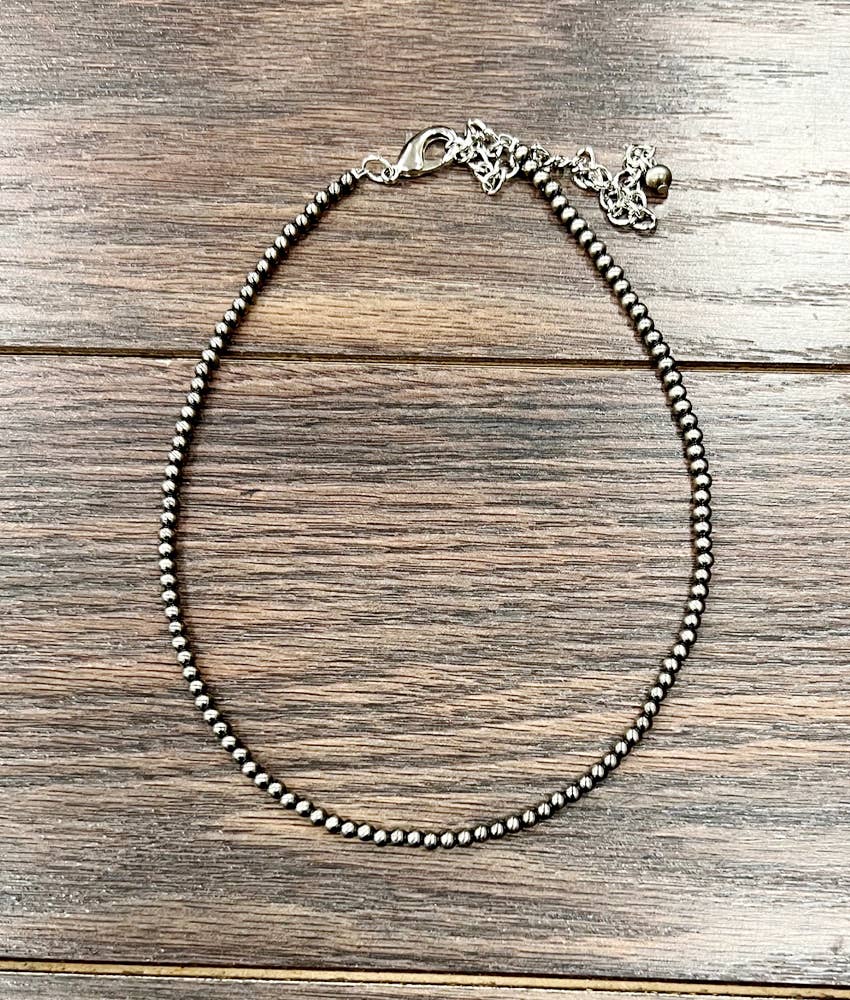 4mm Polish Western Bead Necklace