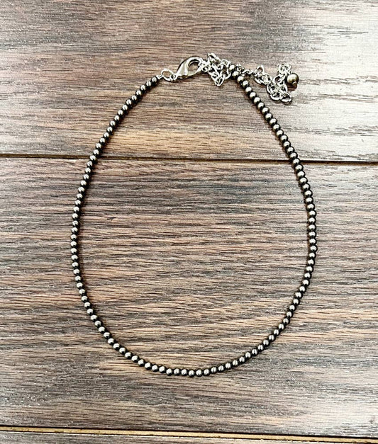 4mm Polish Western Bead Necklace