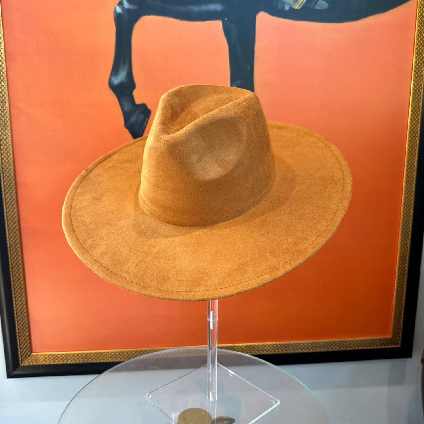 Classic Wide Brim Suede Premium Hat