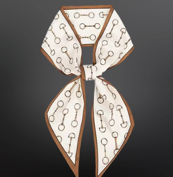 Horse Bit Print Twilly
