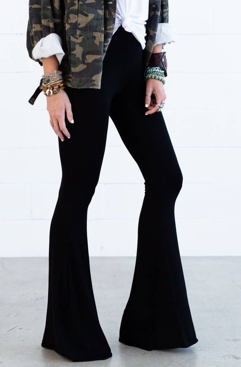 Cher Raw Edge Flare Pant