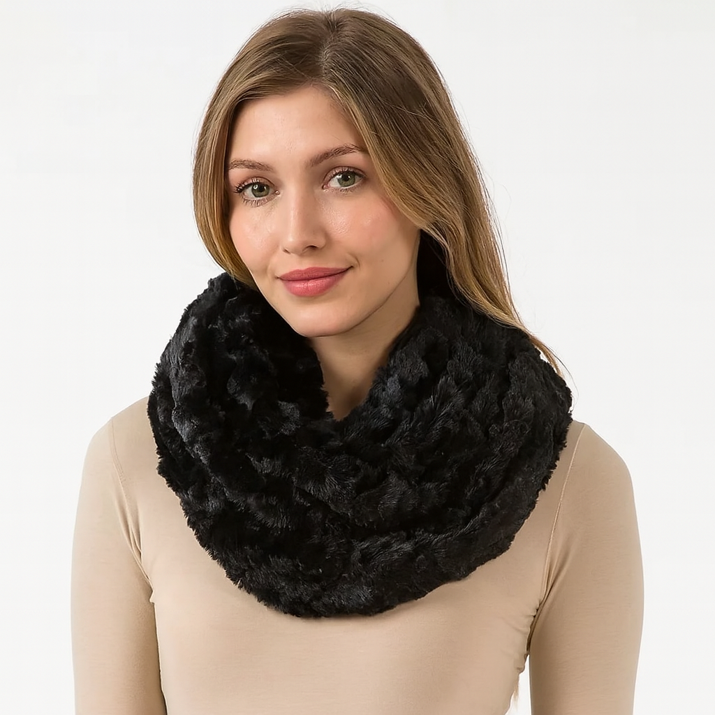 Faux Fur Ultra Soft Infinity Scarf