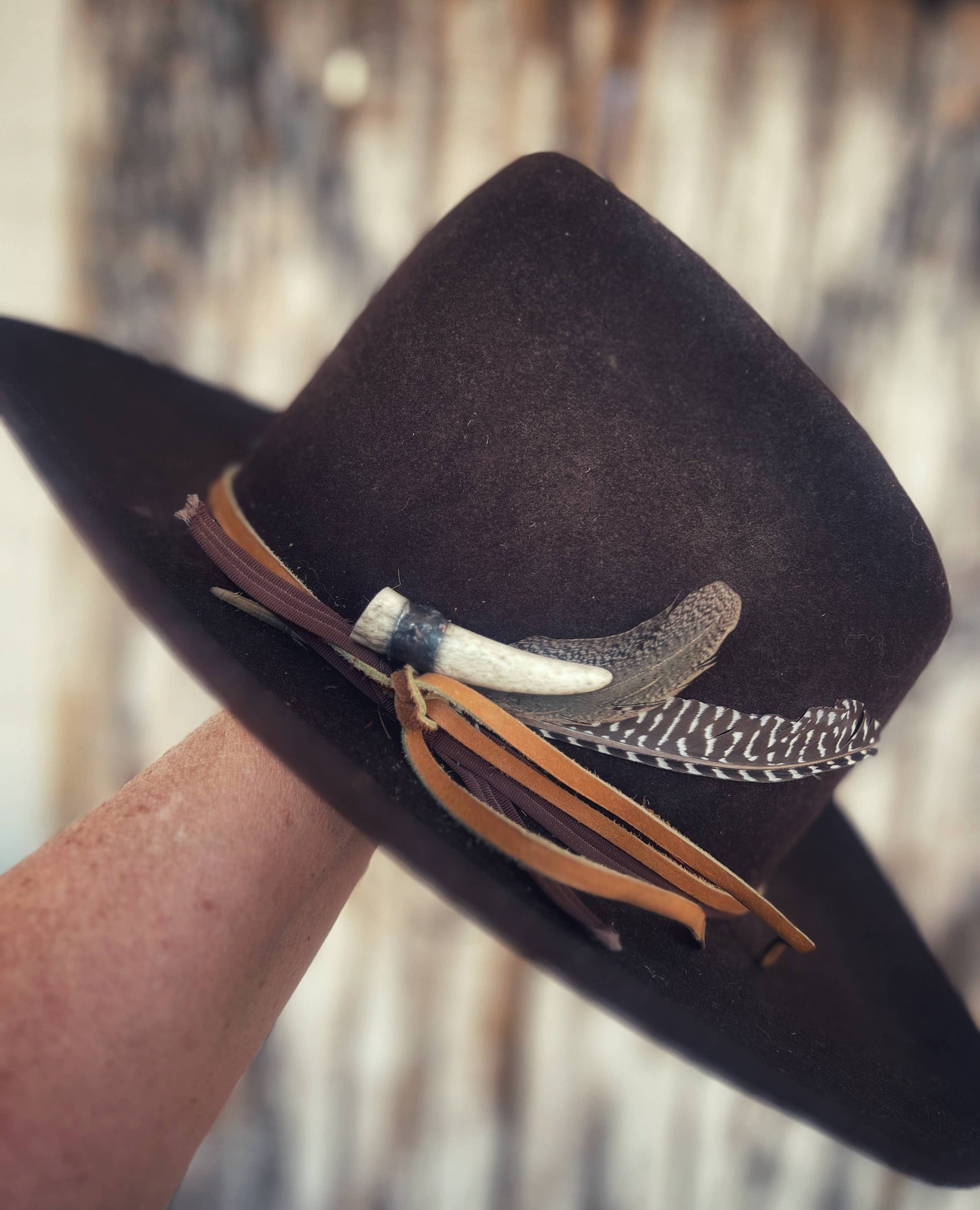 Wild Elk Antler Soldered Hat Pin