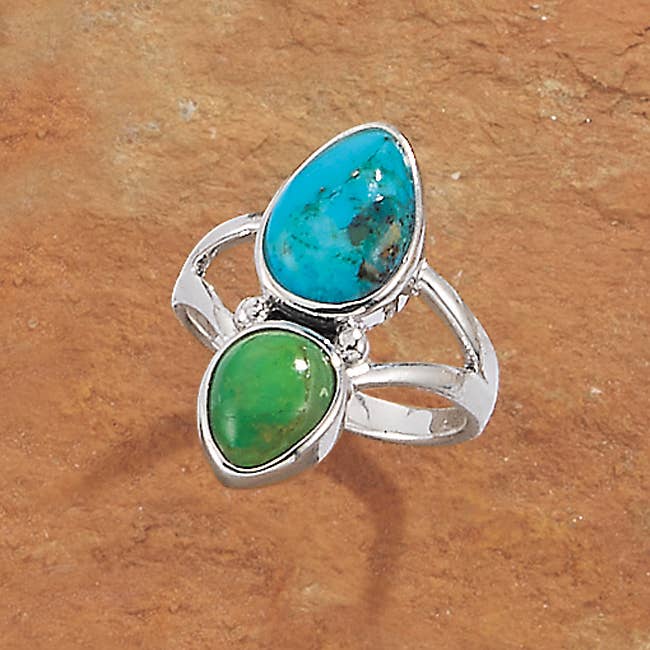 Multi Turquoise Ring: 8