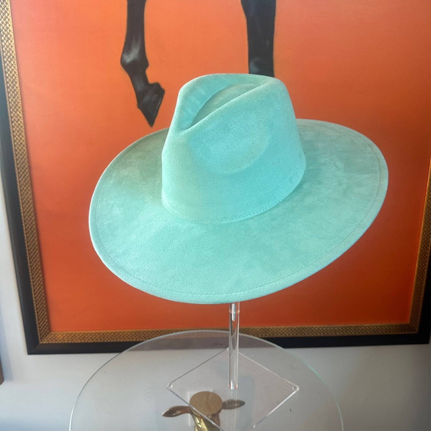 Classic Wide Brim Suede Premium Hat