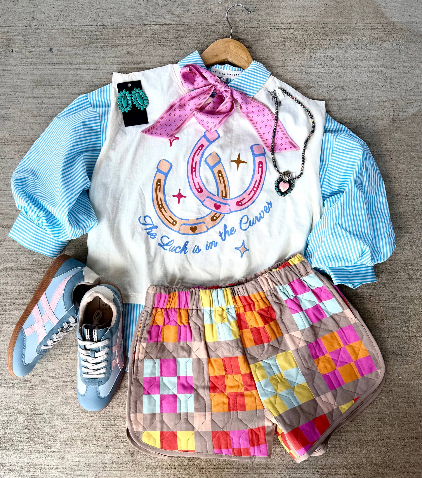 The Luck is in the Curves Boxy Tank: XL