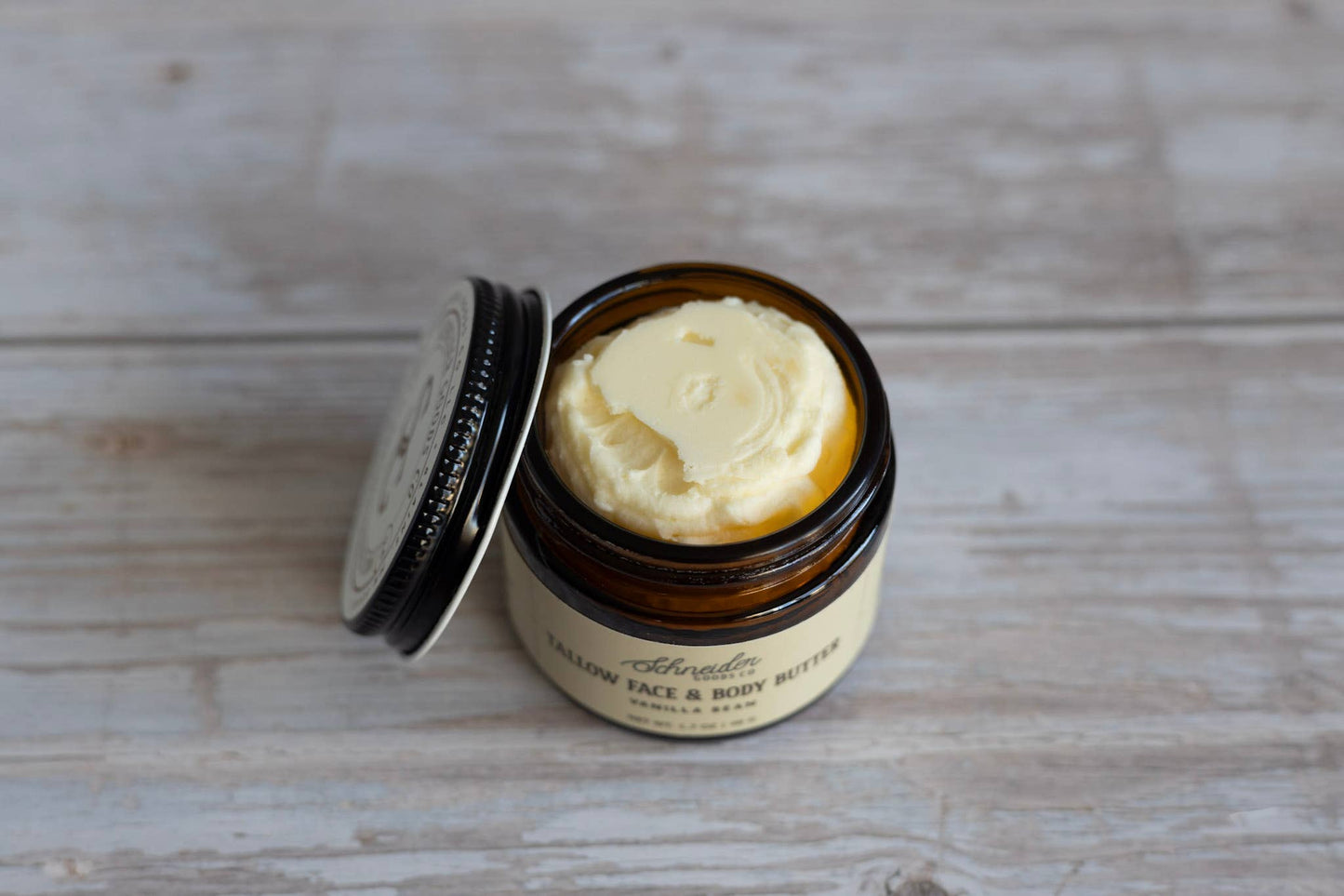 Vanilla Bean Tallow Butter | Whipped Tallow Balm: Small (2 oz volume)
