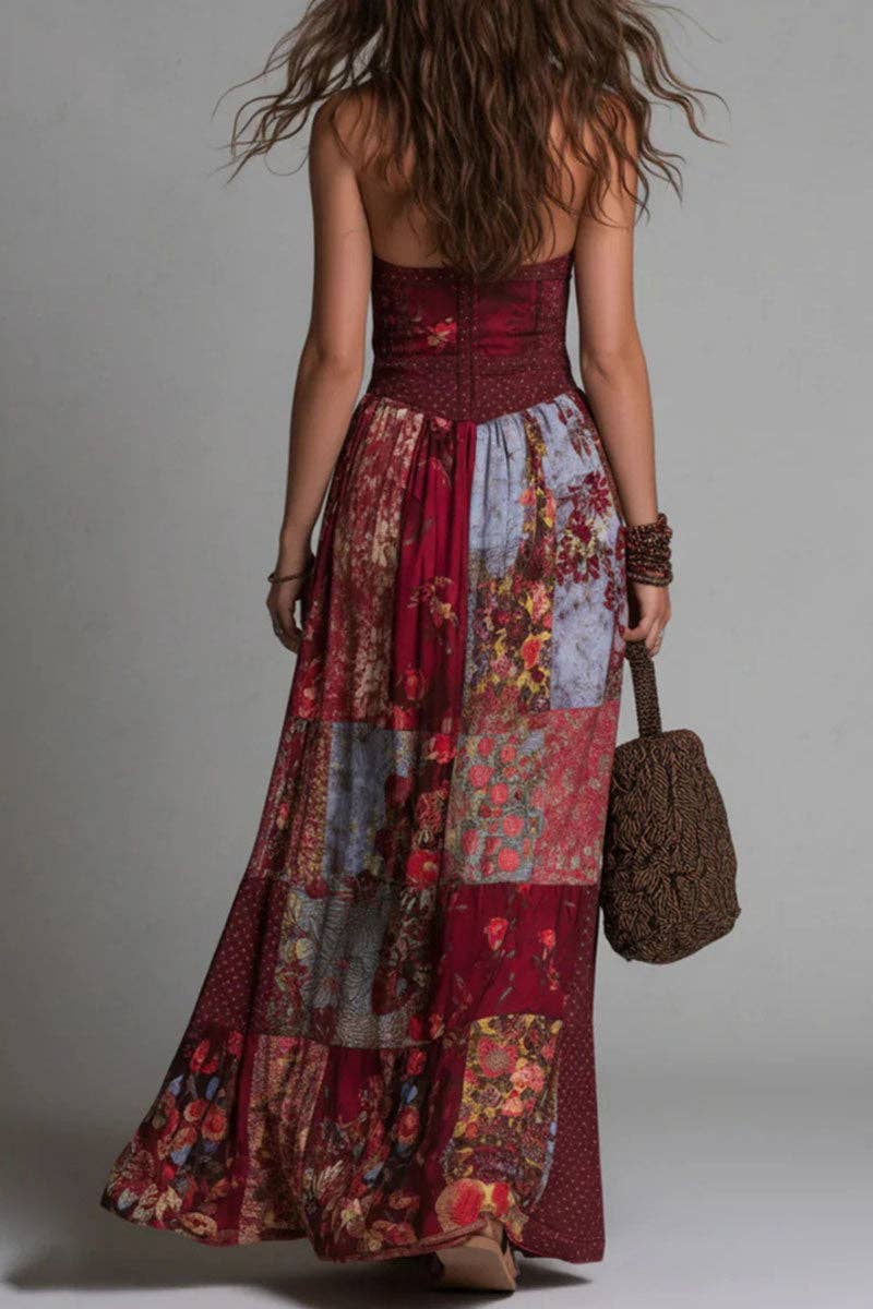 Print Patches Dress