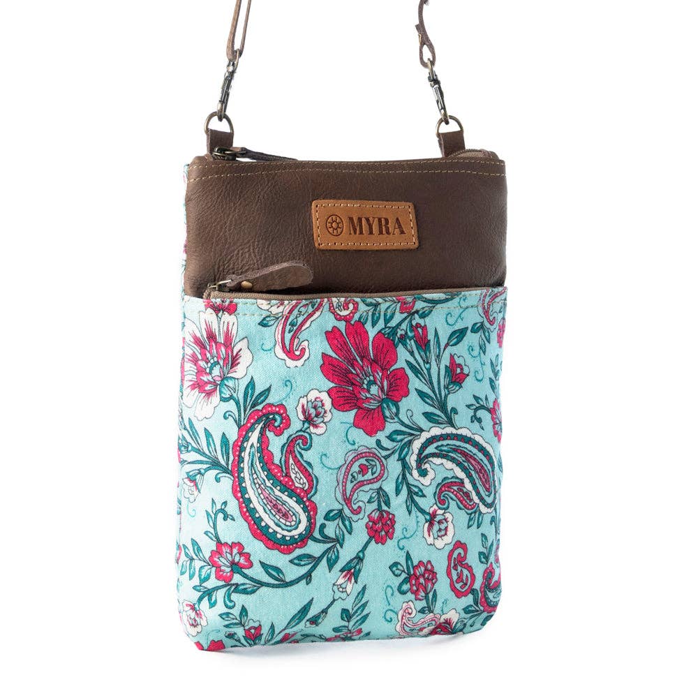 Turquoise Paisley Crossbody