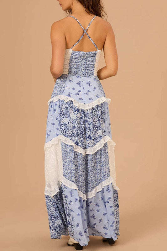 Floral Patchwork Sundress