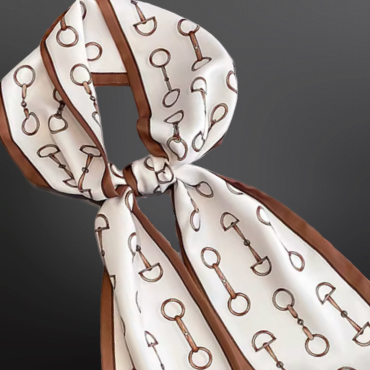 Horse Bit Print Twilly