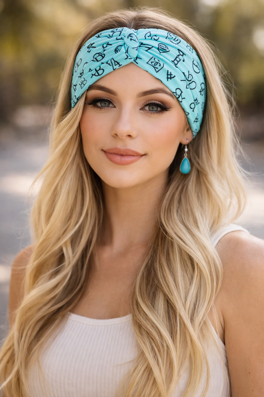 The Bling Barn Core Headbands: Blue Ridge Outlaw