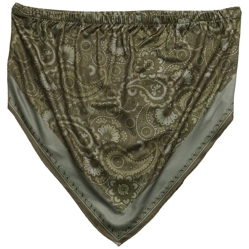 Boho Paisley Strapless Bandeau Handkerchief Top