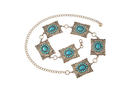 Square Concho Belt