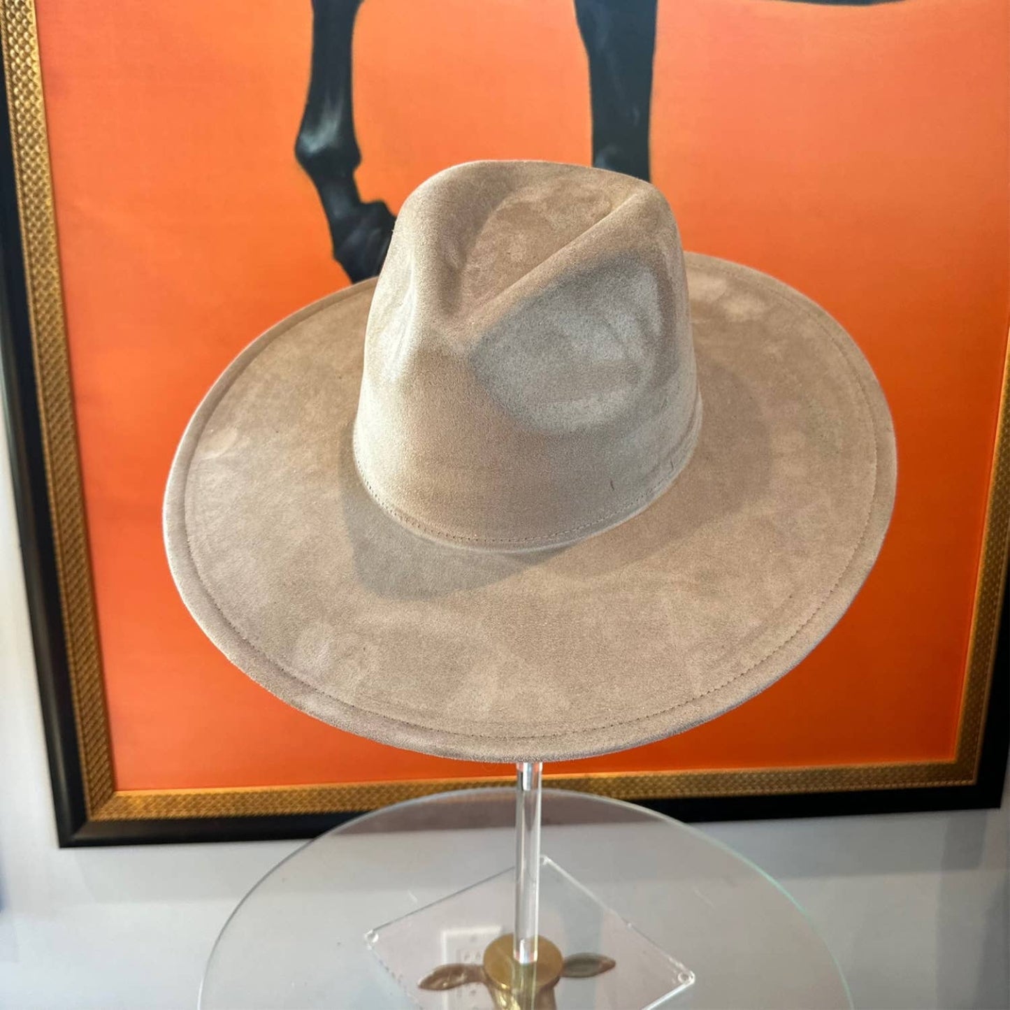 Classic Wide Brim Suede Premium Hat