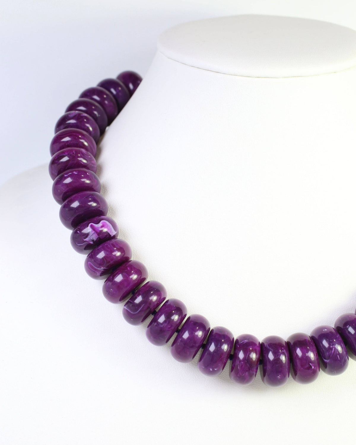 Pipestone Marble Beaded Necklace