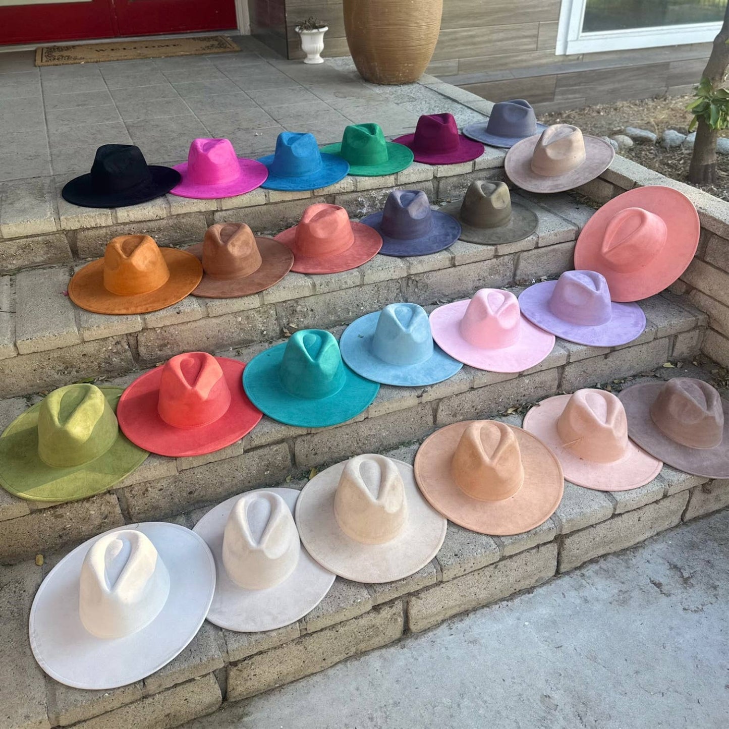 Classic Wide Brim Suede Premium Hat