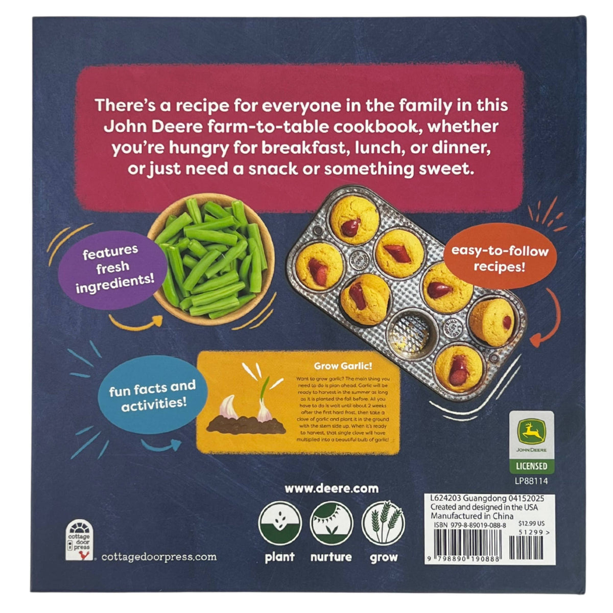 John Deere Kids Cookbook