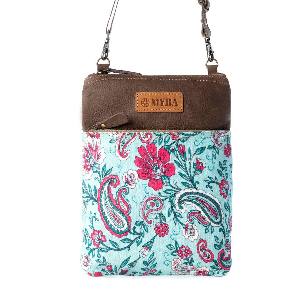 Turquoise Paisley Crossbody