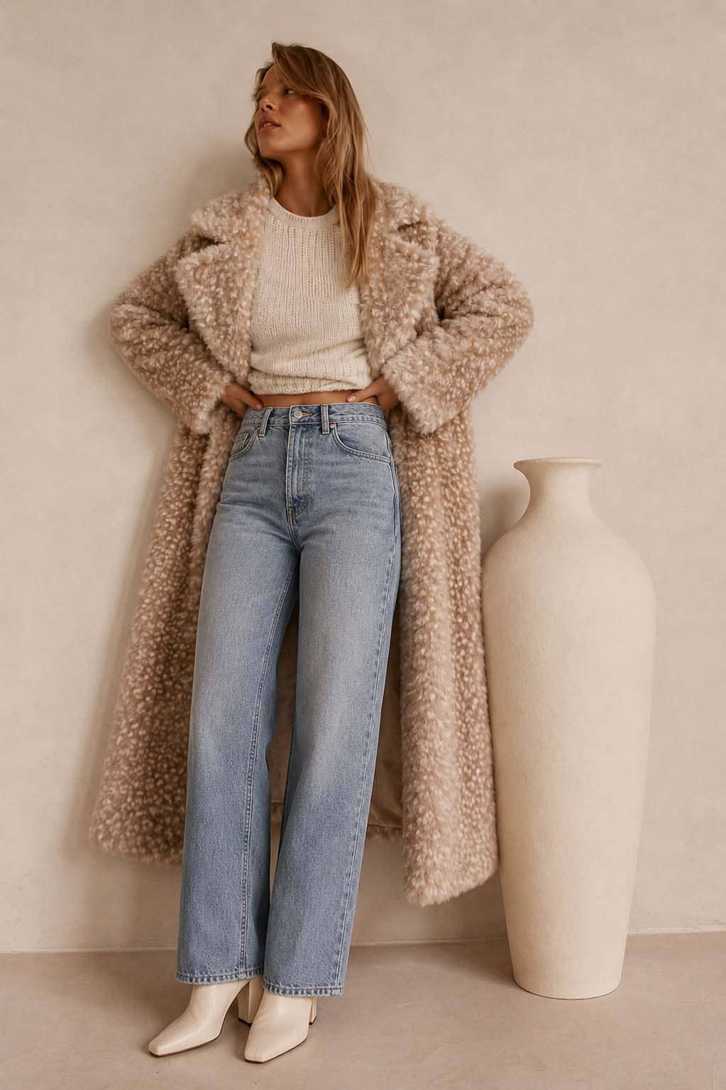 BAMBI FAUX FUR COAT