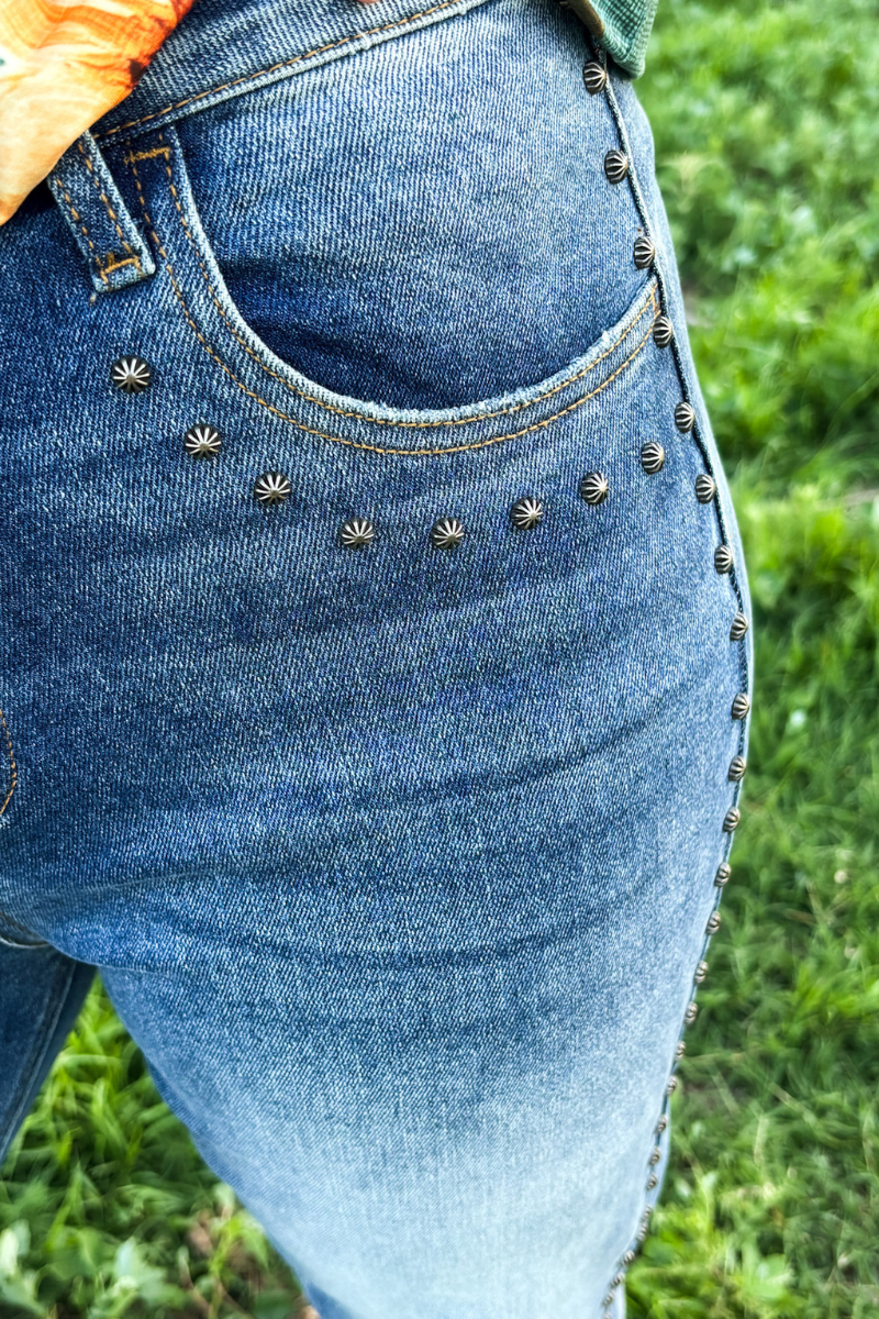 Studded SK Denim: 9/10
