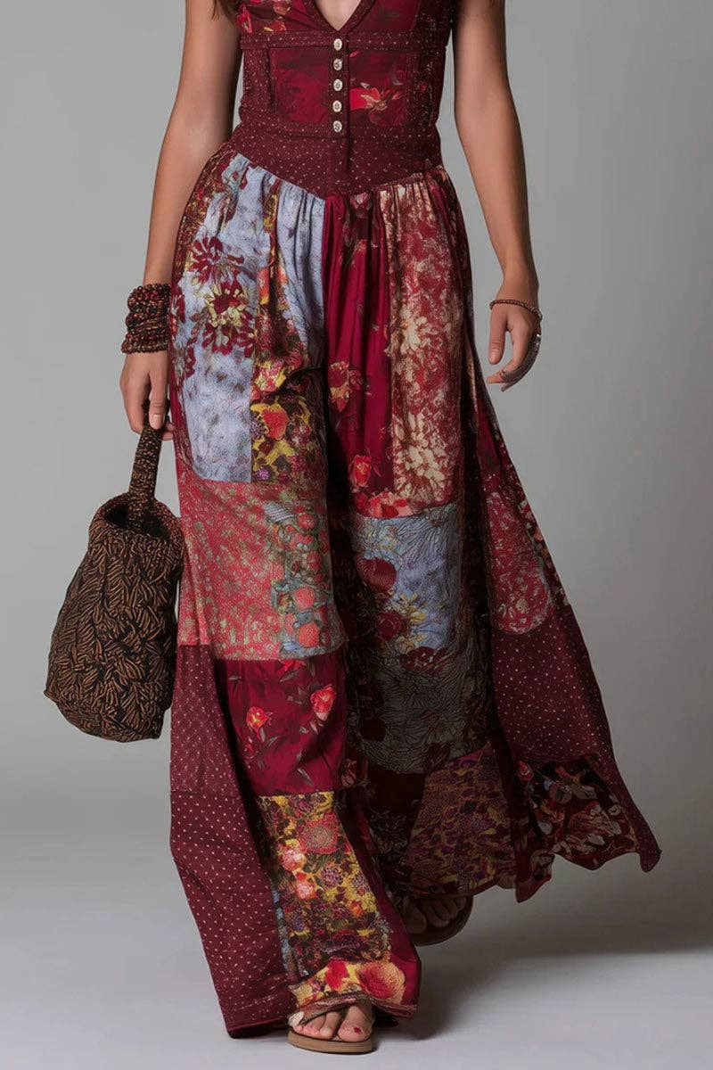 Print Patches Dress