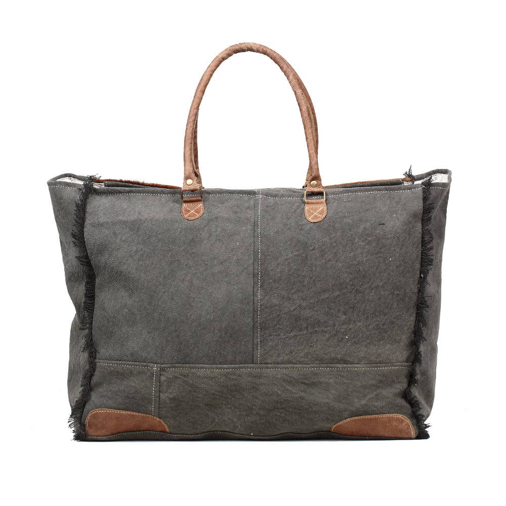 100% Handmade Print Weekender Bag: Handmade Print