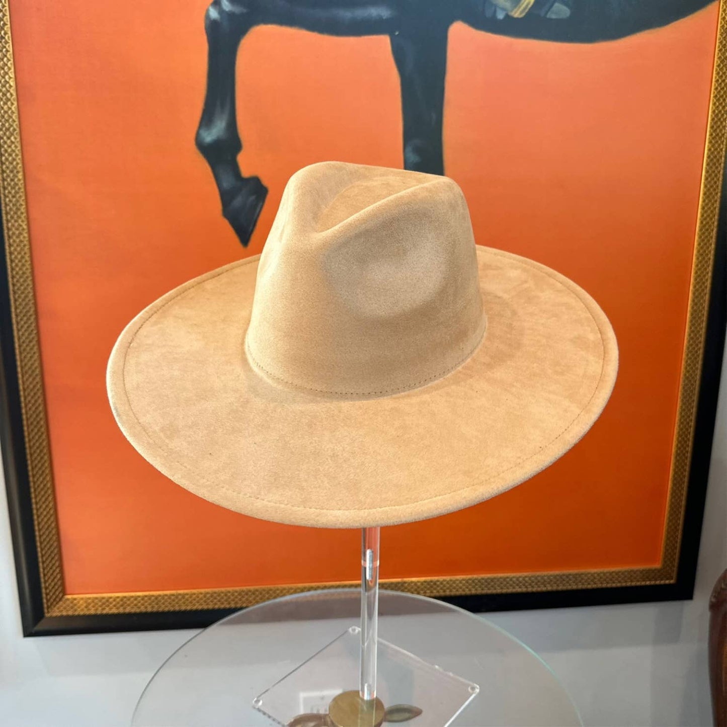 Classic Wide Brim Suede Premium Hat