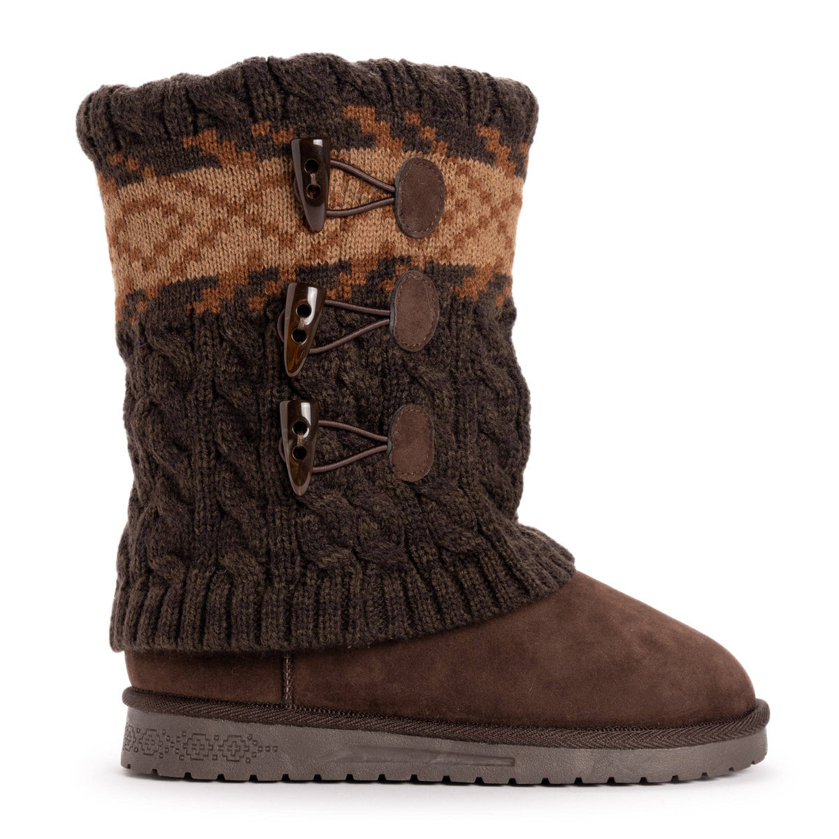 Muk Luks Cheryl Cuff Knit Boots