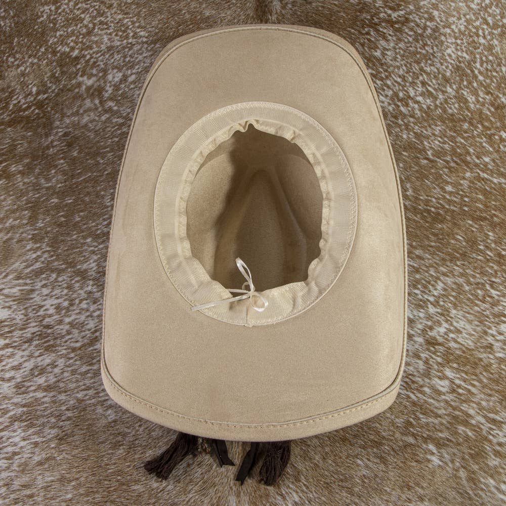 Braided Band Suede Cowboy Hat