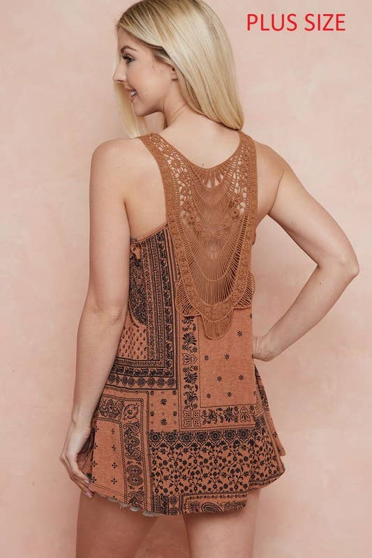 Paisley Tank Top