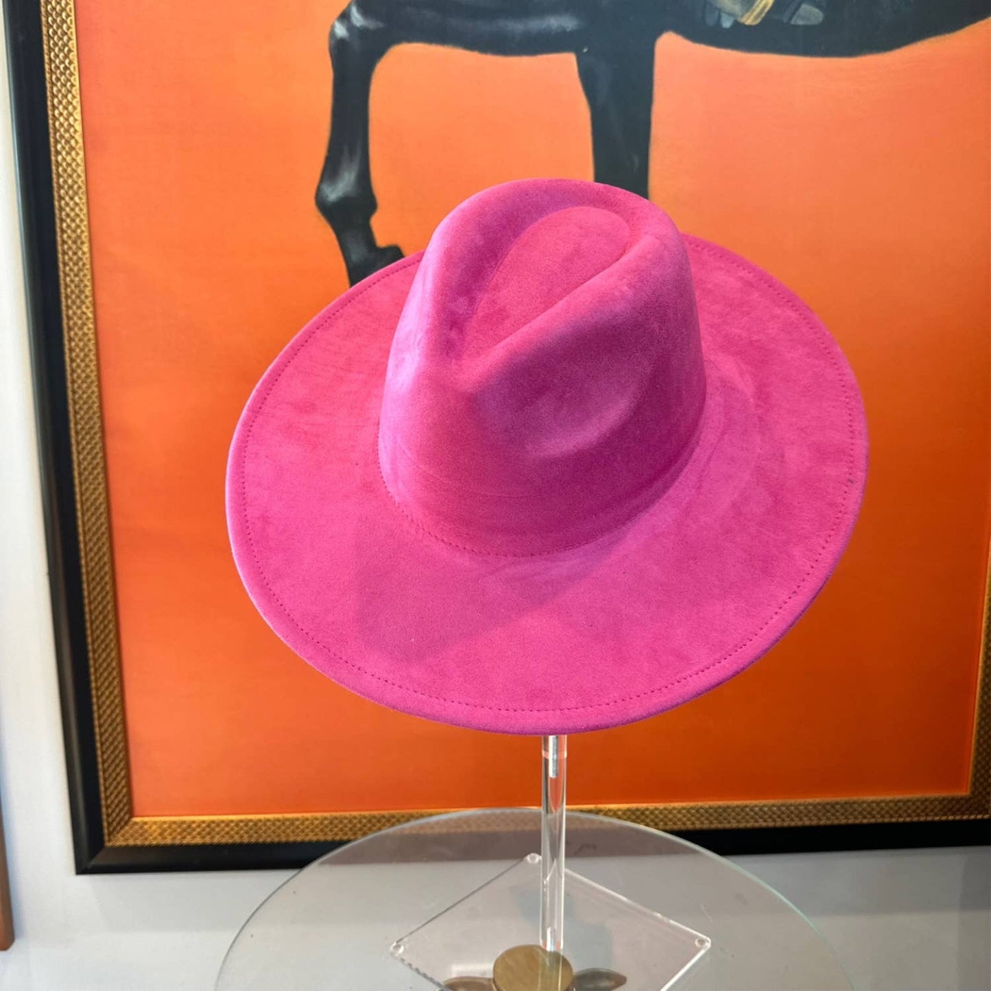 Classic Wide Brim Suede Premium Hat