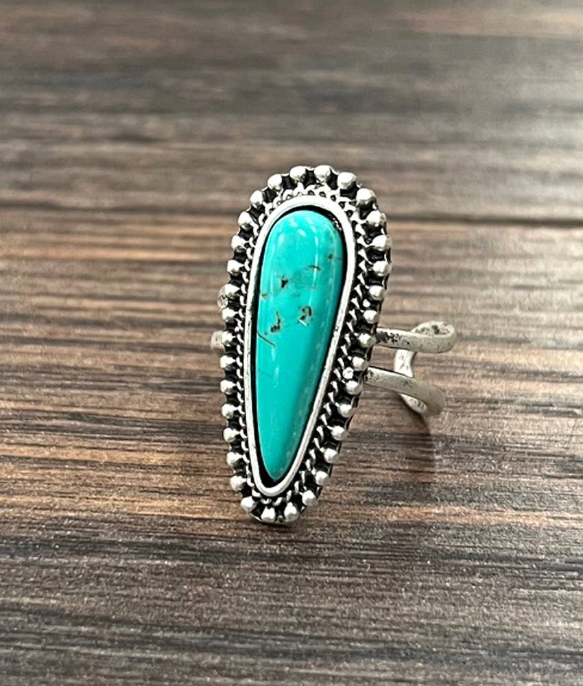 Turquoise Adjustable Ring