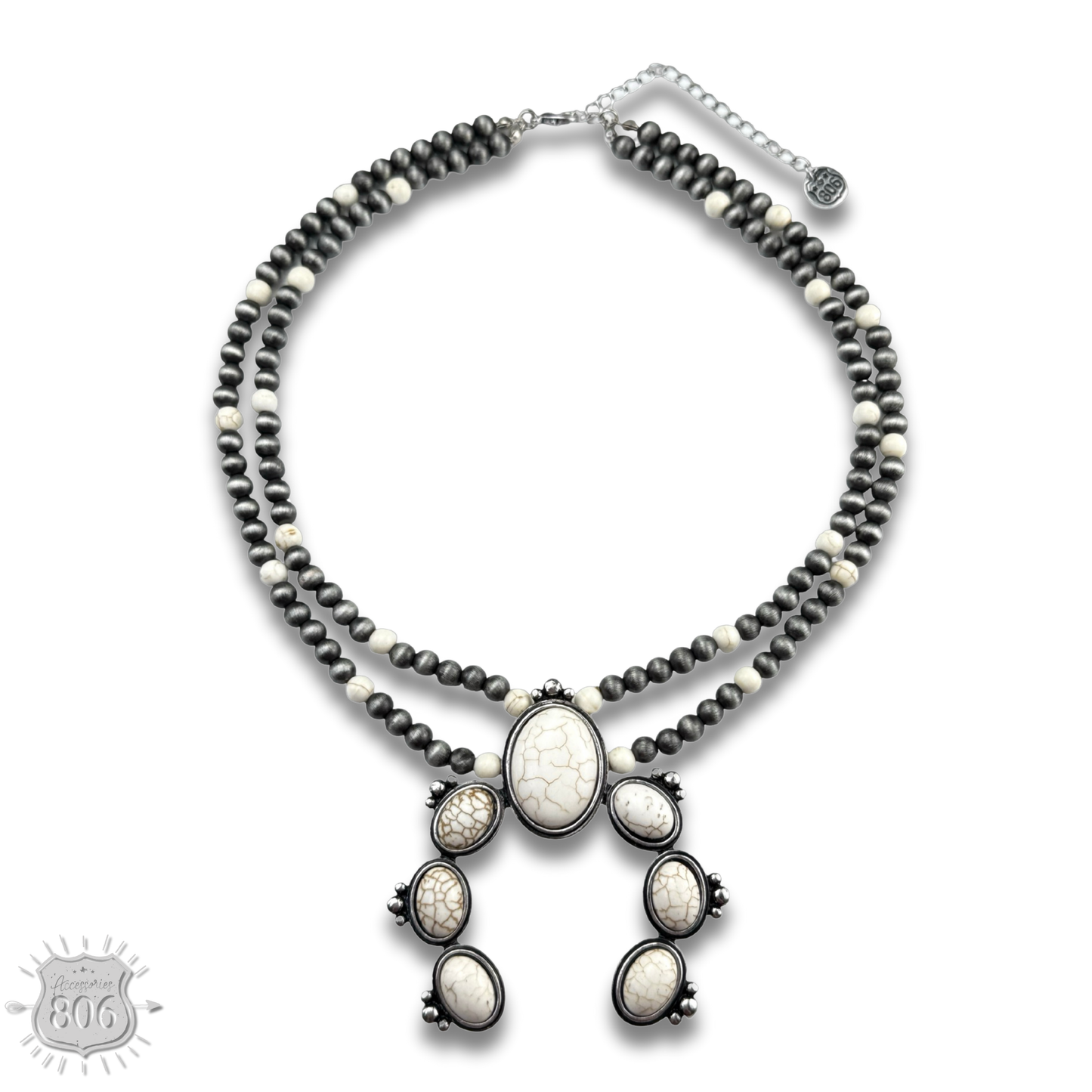 Western squash Naja pendant necklace