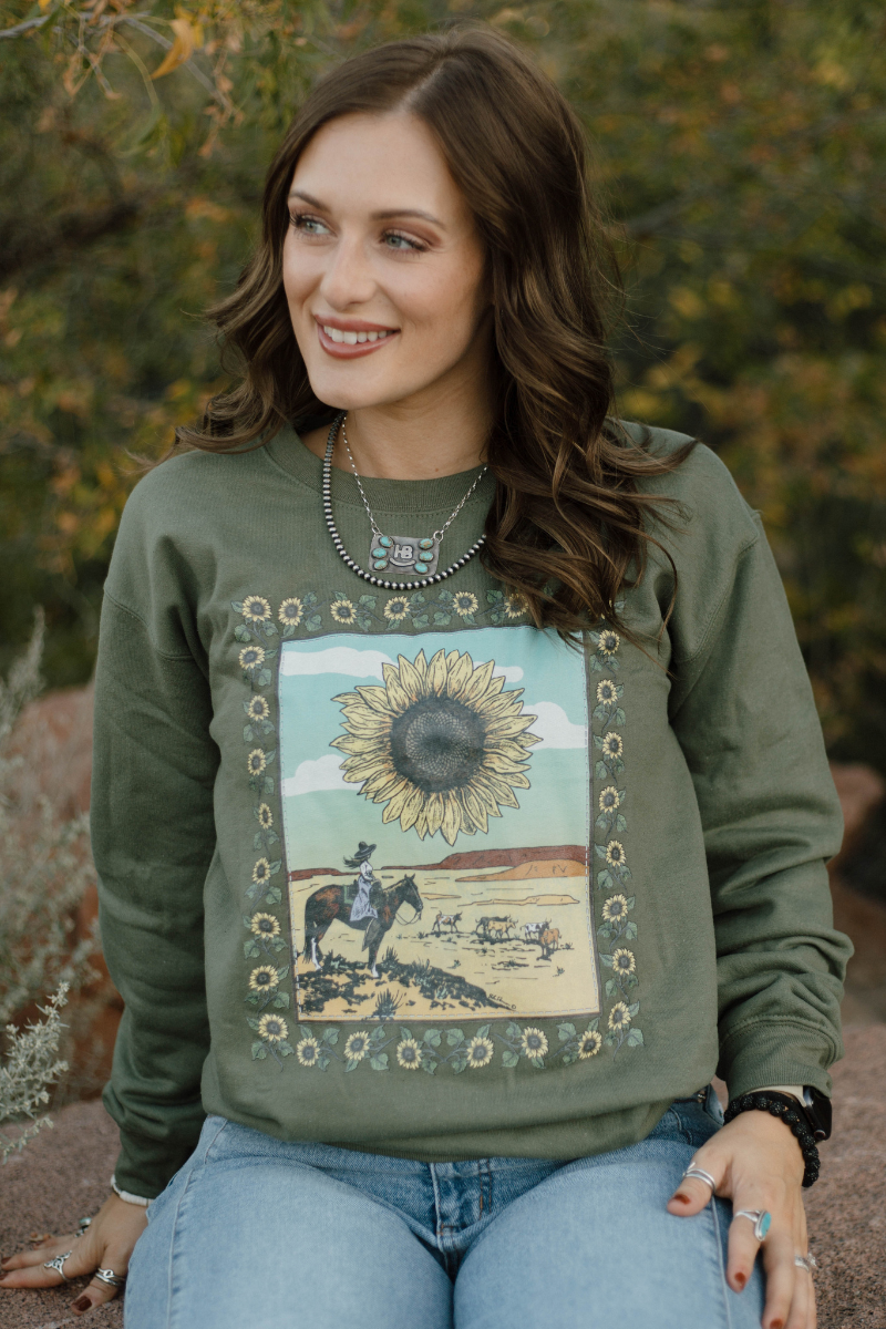 Sunflowers Crewneck