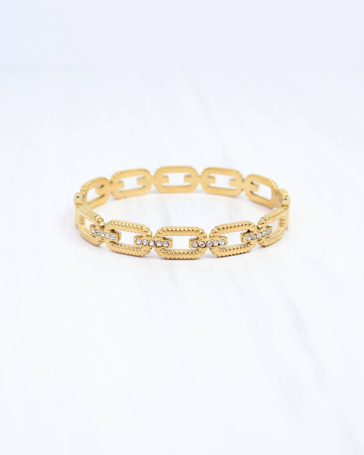 Textured Link Bangle