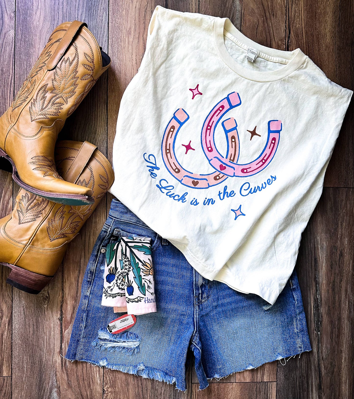 The Luck is in the Curves Boxy Tank: XL