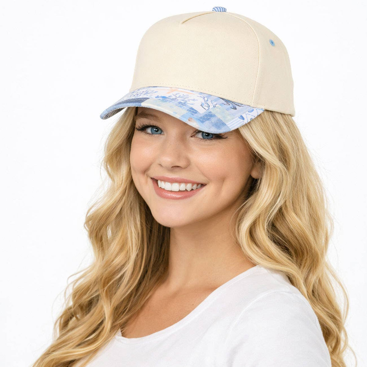 Nautical Print Trucker Hat
