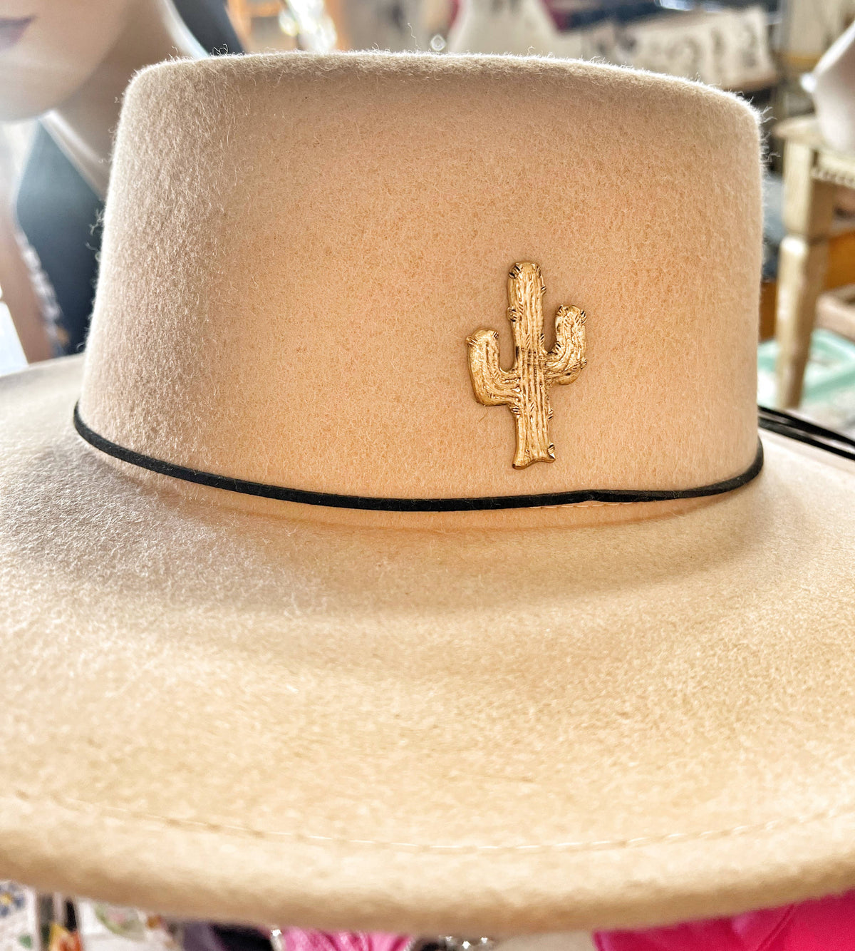 Aged Brass Cactus