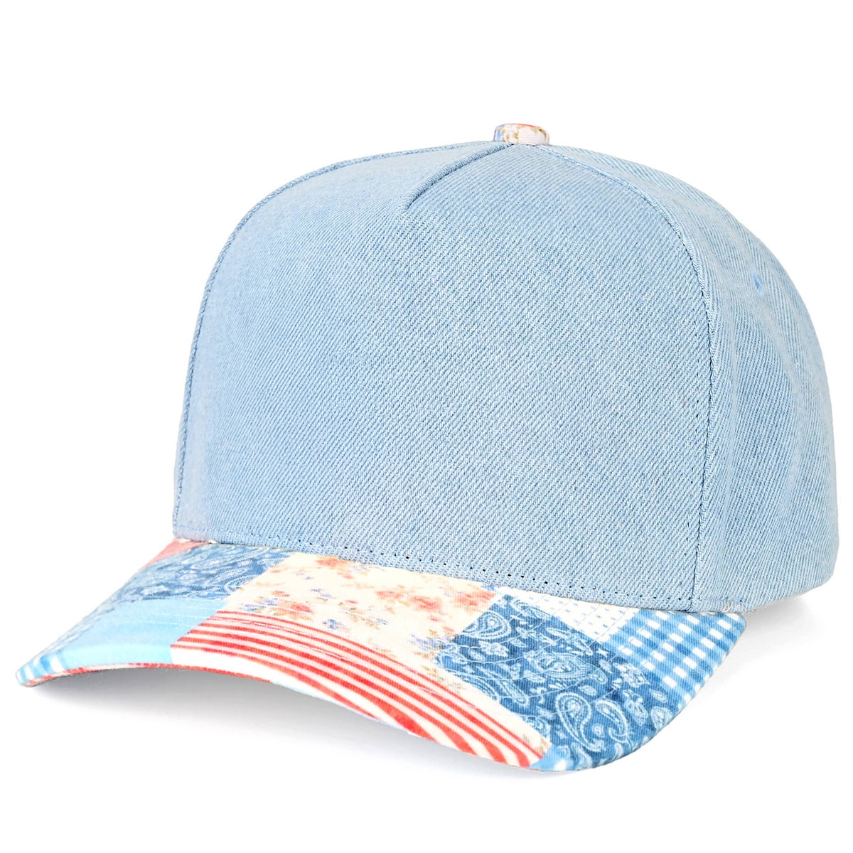 Quilted Print Trucker Hat