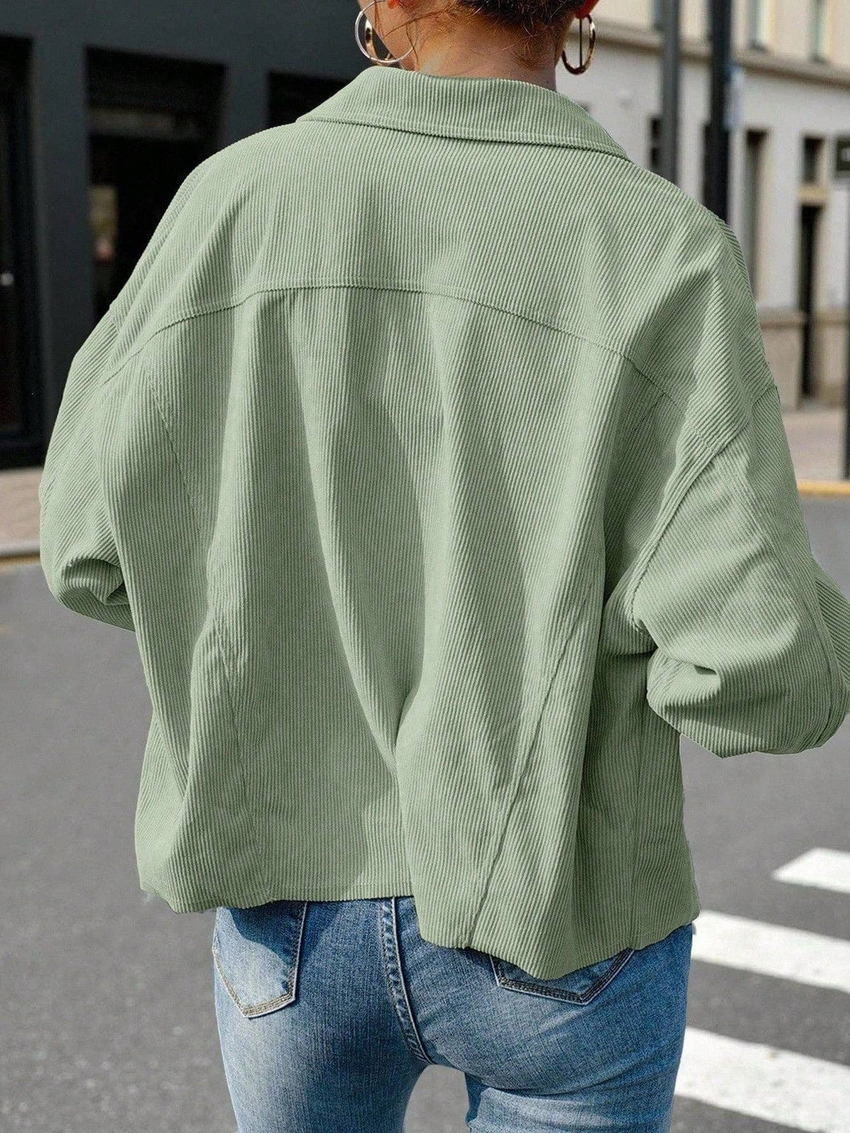 Corduroy Oversized Jacket