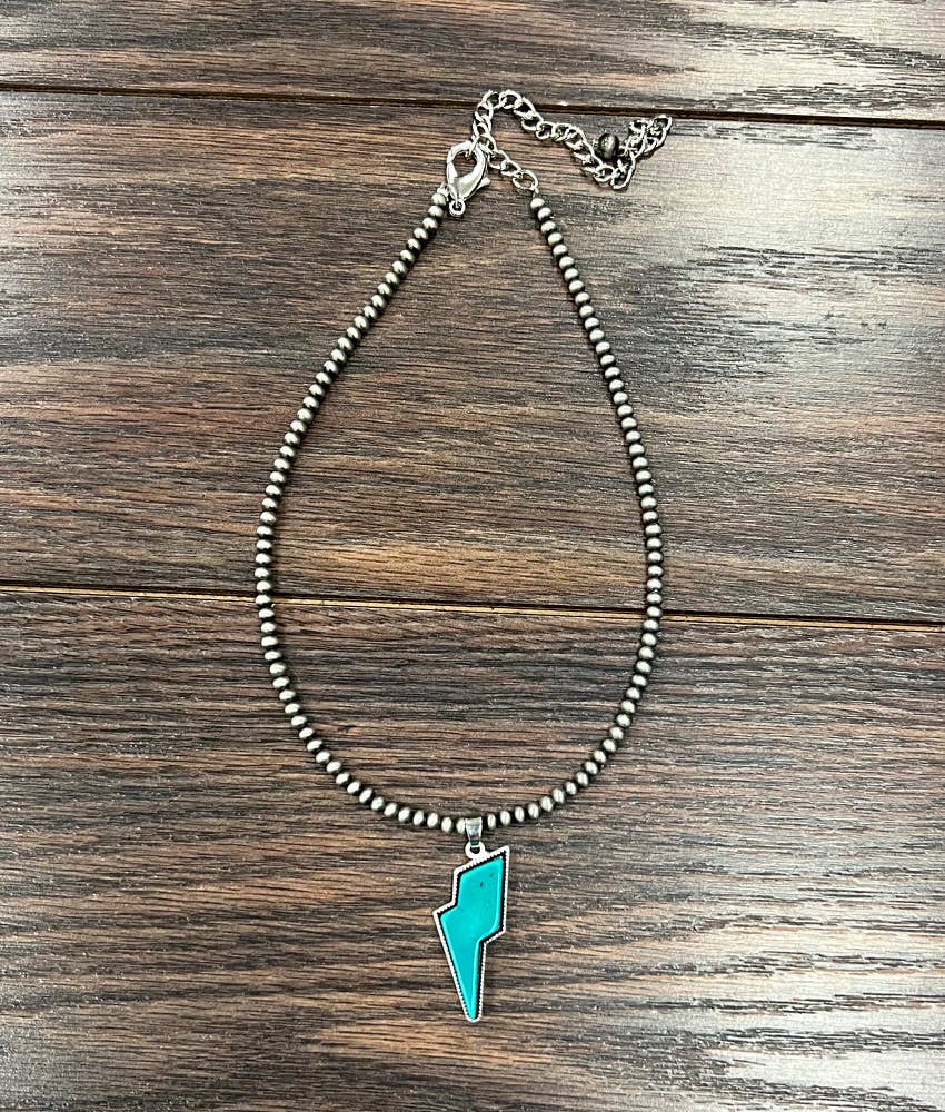 Bolt Turquoise Necklace