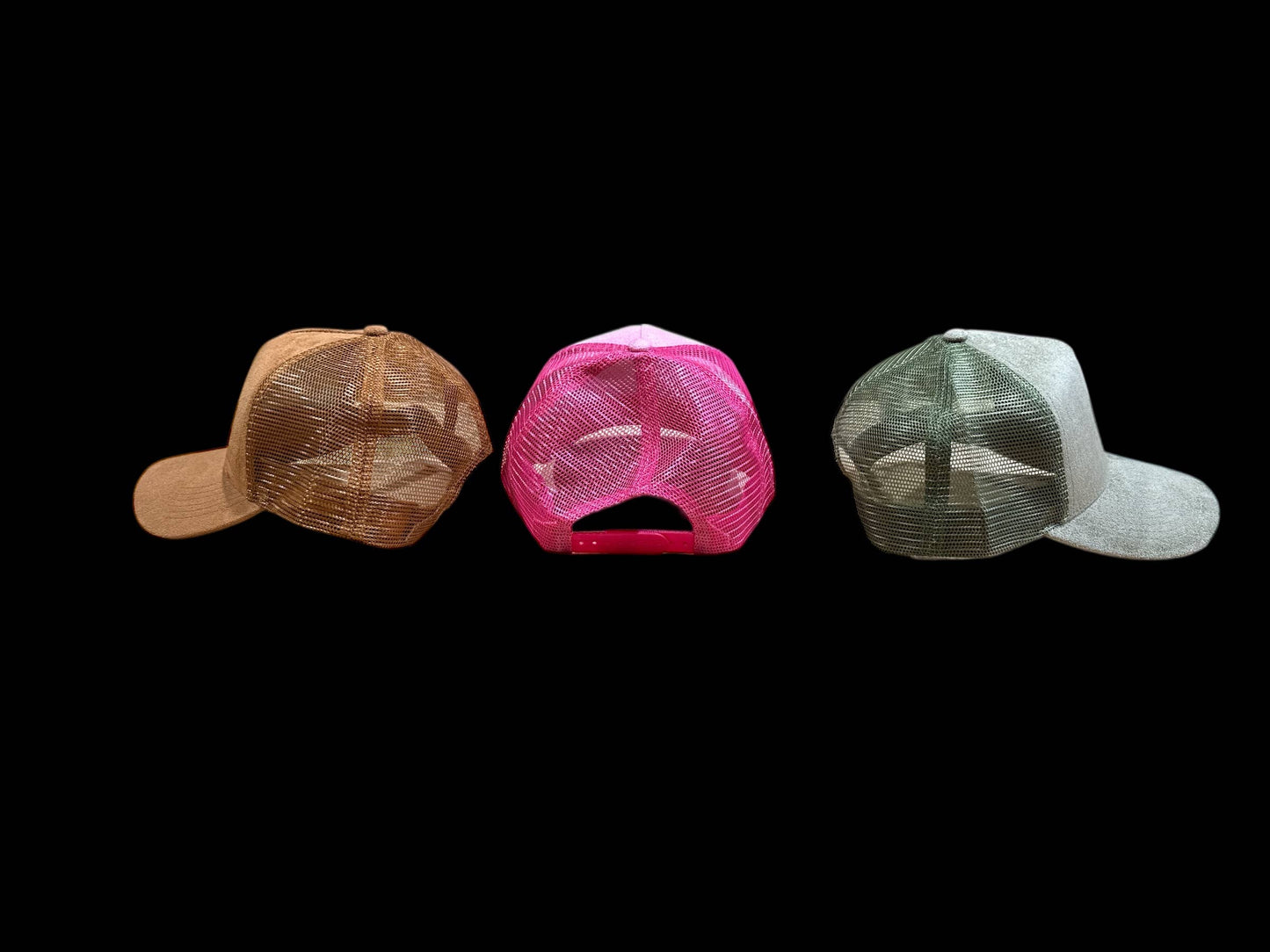 Vegan Suede Trucker Hat