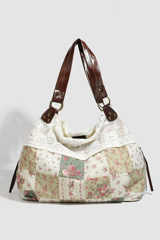 Patchwork Slouchy Shoulder Bag