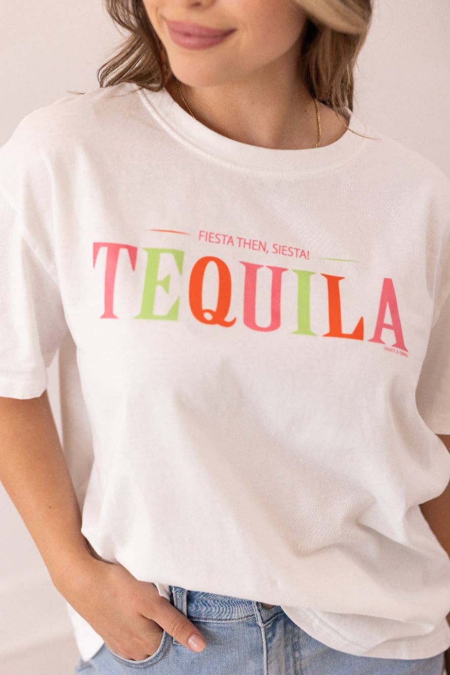 Tequila On White True Fit Tee