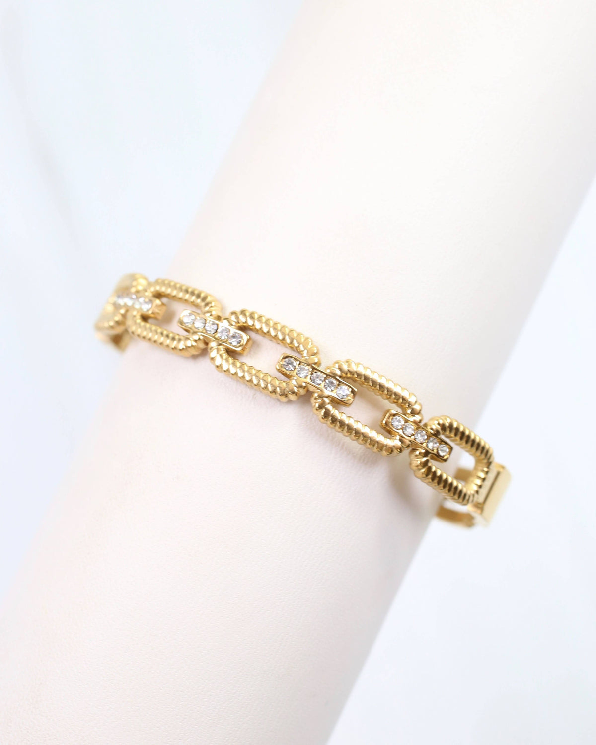 Textured Link Bangle